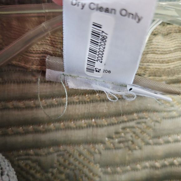 Coldwater Creek Jacket m Blue Green button front textured - Picture 6 of 10